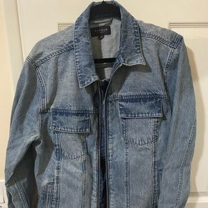 Mens Medium PacSun Zipper Denim Jacket